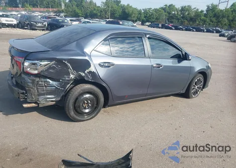 2015 Toyota Corolla S Plus из США, поврежденный, VIN 2T1BURHE5FC479323